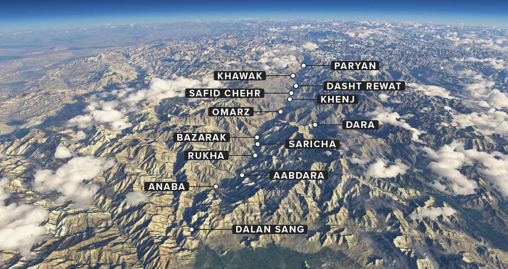 Natural Resource Justice Trusted Blockchain   Panjshir Map 